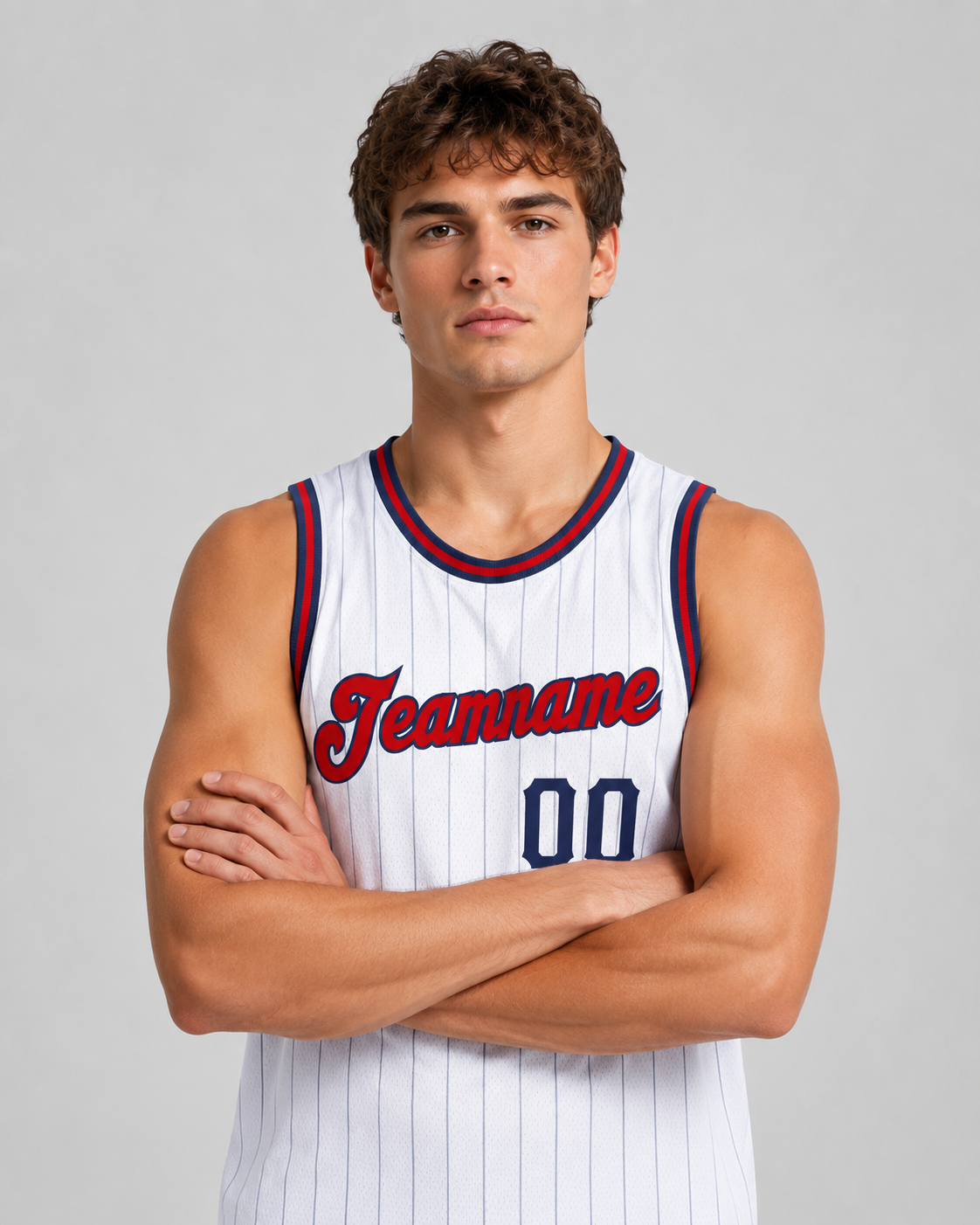 Relaxed basketball jersey outfit