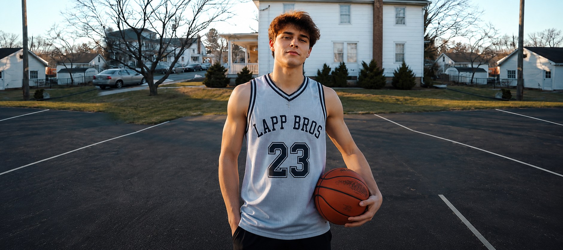 Basketball jersey look